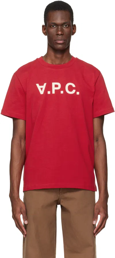 Apc Red Standard Grand 'vpc' T-shirt