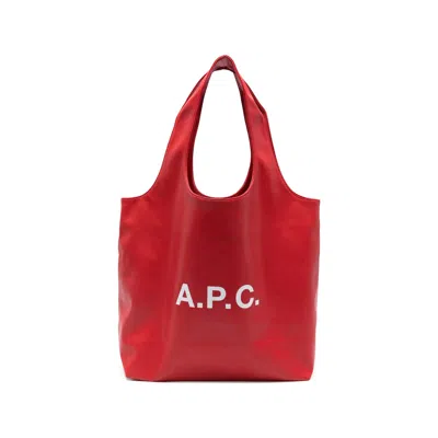A.p.c. Red Tote Bags Women