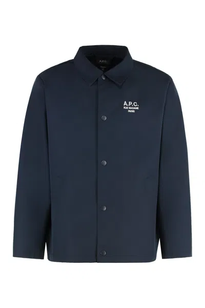 APC REGIS COTTON BLEND OVERSHIRT