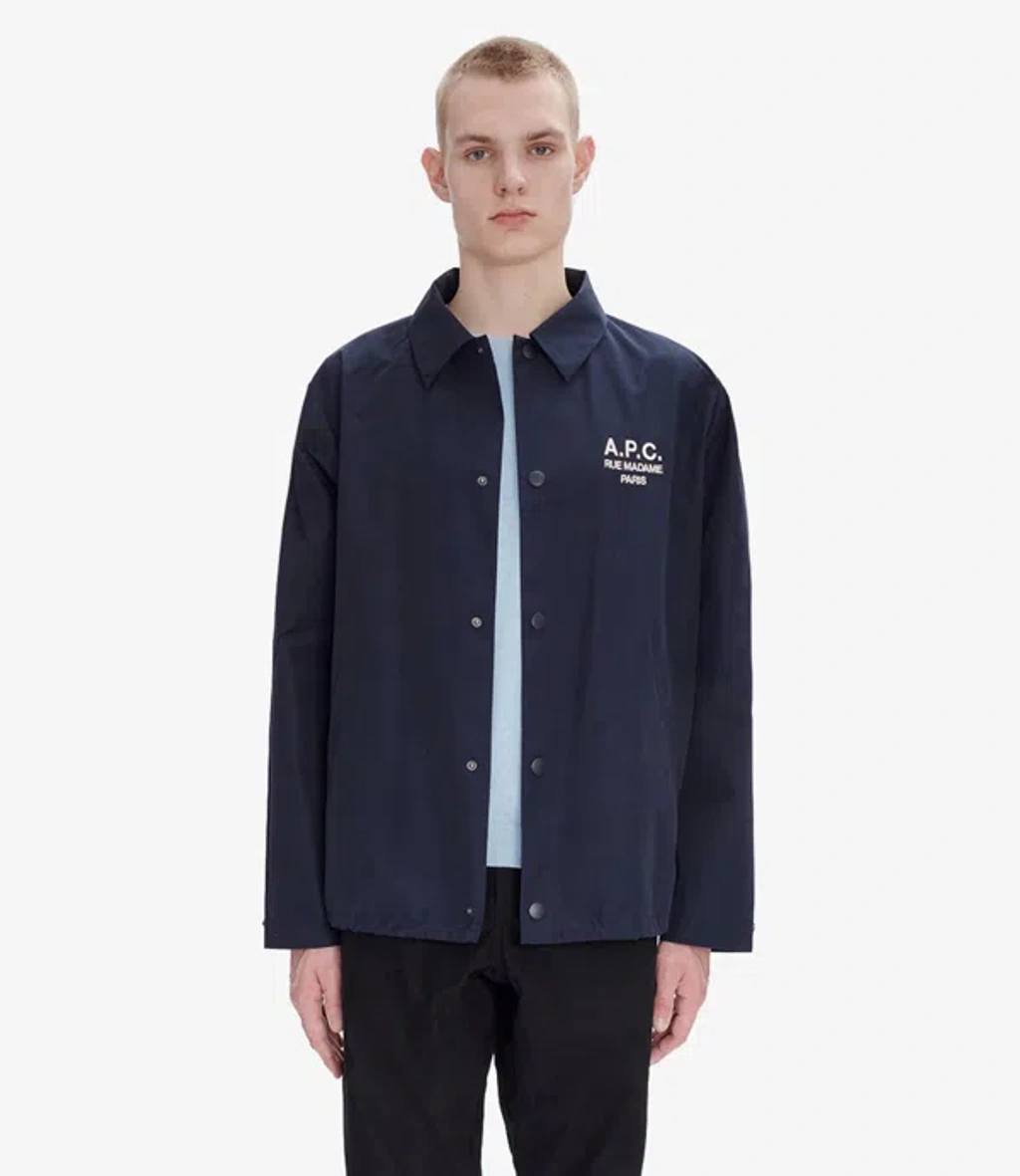 A.p.c. Regis Jacket Xs Dark Navy Blue | ModeSens