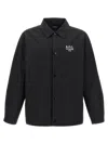 Apc A.p.c. Regis Cotton Blend Overshirt In Black