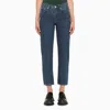 Apc A.p.c. High-waisted Straight-leg Jeans With Faded Finish In Blue