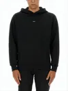 Apc Relaxed-fit Black Hoodie With Ribbed Cuffs In Black