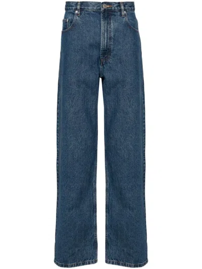 Apc A.p.c. Relaxed Fit Denim Jeans In Blue