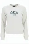 Apc Relaxed Fit Long-sleeve Cotton Top In White