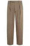Apc A.p.c. Relaxed Fit Pants With Renato Pattern In Brown