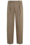 Apc A.p.c. Relaxed Fit Pants With Renato Pattern In Brown