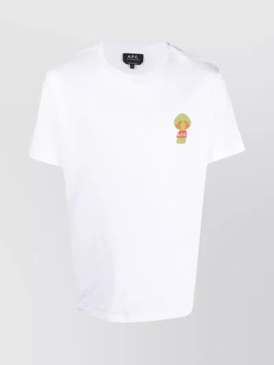 Apc Remy Graphic Print T-shirt In White