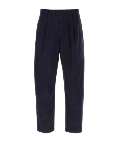 Apc Renato Mid-rise Wide-leg Trousers In Black