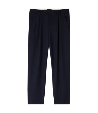 A.p.c. Renato Pants In Iak - Dark Navy Blue