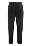 Apc Renato Wool Blend Trousers A.p.c. In Blue