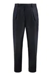 Apc Renato Wool Blend Trousers A.p.c. In Blue