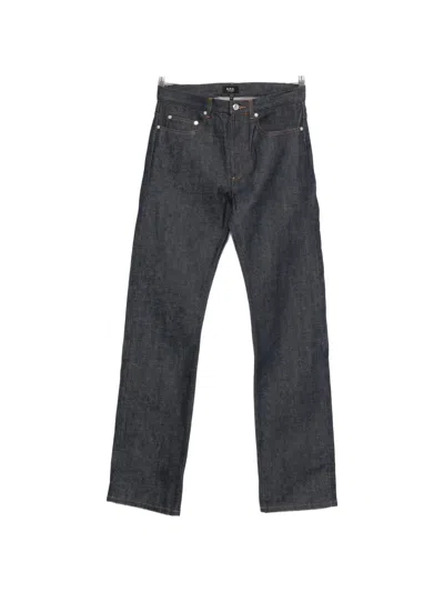 Apc Rescue Five Pocket Jeans In Blue
