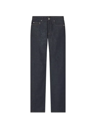 A.p.c. Rescue Straight-leg Jeans In Blue