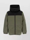 Apc A.p.c. Sage Green Stretch Polyester Reversible Padded Jacket In Green