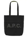 Apc A.p.c. Reversible "tote Lou" Bag Unisex In Black