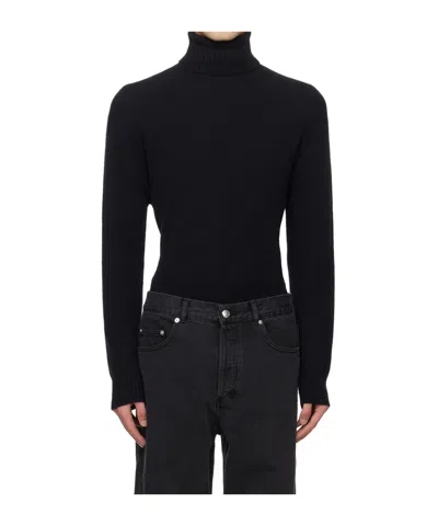 Apc Black Marc Turtleneck In Lzz Black