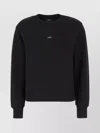 Apc Black Boxy Printed Micro Logo Sweatshirt In Black