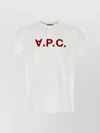 Apc Ribbed Crew-neck Cotton T-shirt In White