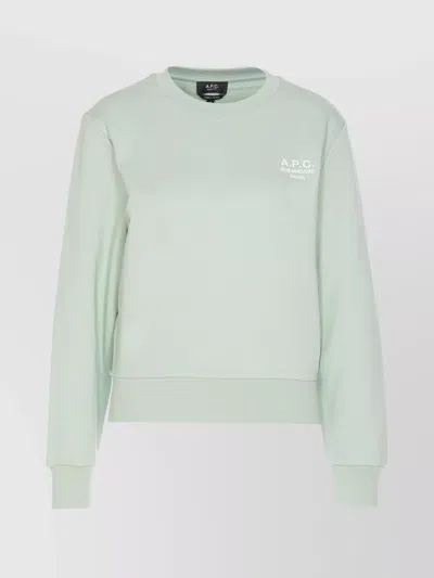 APC RIBBED CREW NECK KNITWEAR WITH LONG SLEEVES