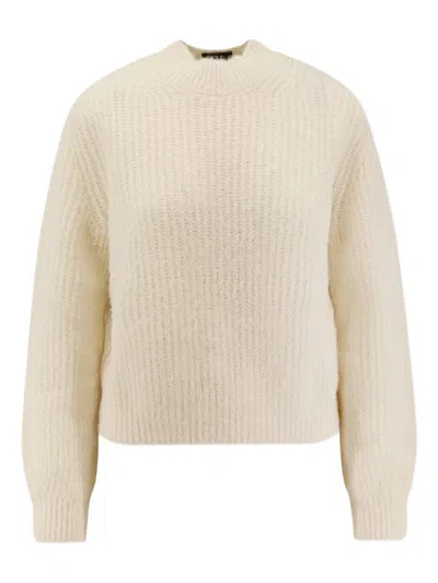 Apc Ribbed Crew-neck Sweater In Neutral
