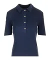Apc Danae Polo Shirt In Dark Navy In Black