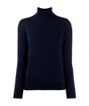Apc Ribbed Roll Neck Jumper In Black
