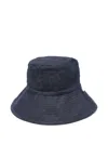 Apc Ribbon-trimmed Bucket Hat In Blue