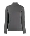 Apc Roll-neck Fitted Sweater In Black
