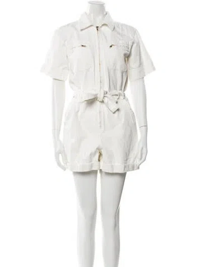Pre-owned A.p.c. Romper In White