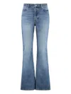 Apc A.p.c. Romy High-rise Flared Jeans In Blue