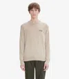 Apc Beige Rory Sweater In Heather Beige