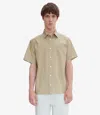 Apc A. P.c. Ross Printed Shirt Bae Taupe In Bae - Taupe