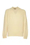 Apc A.p.c. Harris Crewneck Knitted Jumper In Ecru