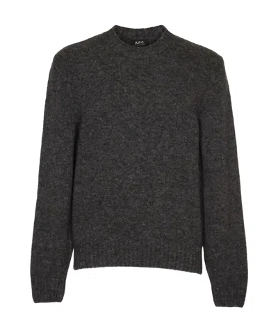 Apc Round Neck Sweater In Black