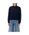 Apc A.p.c. Esther Virgin Wool Crew-neck Sweater In Black