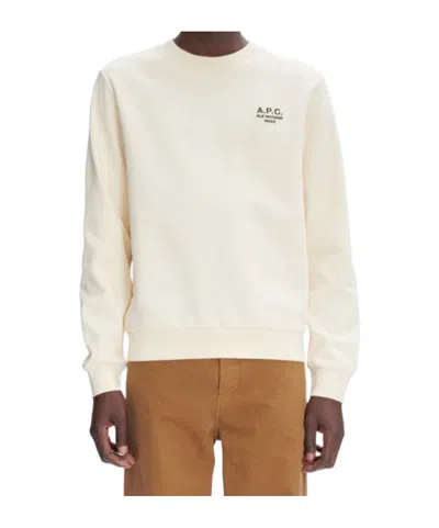Apc Round-neck Sweater In White