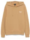 Apc Rue Hoodie In Brown