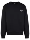 APC A.P.C. 'RUE MADAME' BLACK COTTON SWEATSHIRT