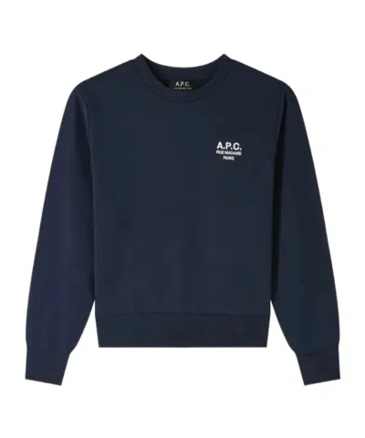 A.p.c. Rue Madame Boxy Sweatshirt In Black