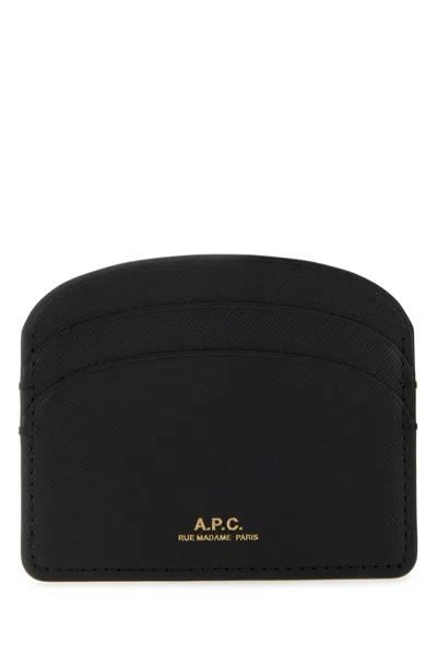 A.p.c. Rue Madame Card Case In Black