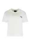 Apc A.p.c. Unisex Boxy T-shirt In Organic Cotton White Short Sleeves Women