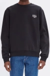Apc Unisex Rue Madame Sweatshirt In Black