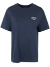 Apc Logo-embroidered Cotton T-shirt