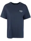 Apc Logo-embroidered Cotton T-shirt