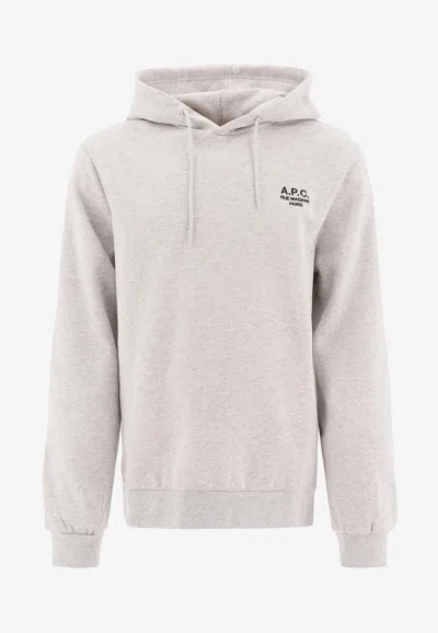 APC RUE MADAME LOGO EMBROIDERED HOODIE