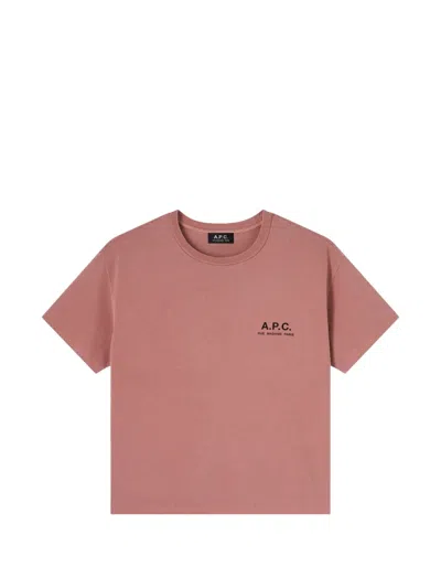 A.p.c. Rue Madame Logo-print T-shirt In Multi