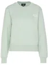 Apc A.p.c. Rue Madame Logo Embroidered Crewneck Sweatshirt In Green
