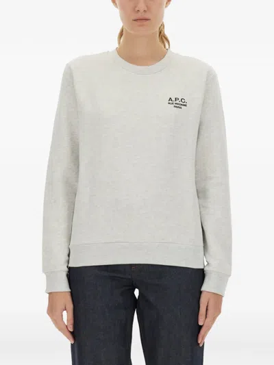 A.p.c. Rue Madame Sweatshirt In Grey