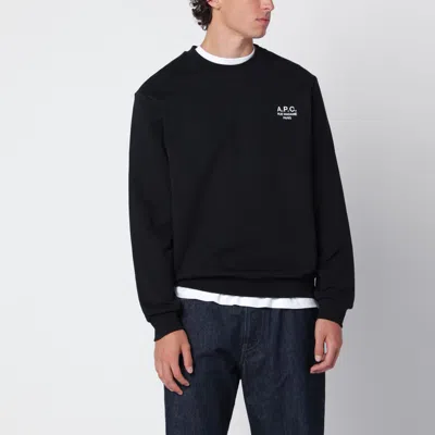 A.p.c. Rue Madame Sweatshirt In Black Cotton